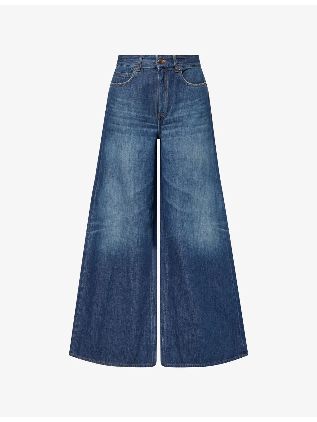 Super Wide Baggy Denim Jeans - 1