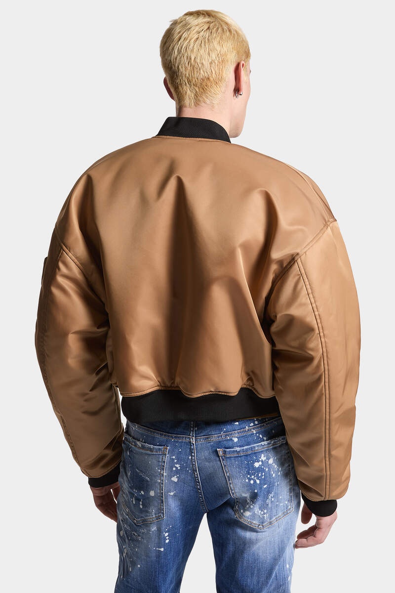 80'S NYLON BOMBER JACKET - 4