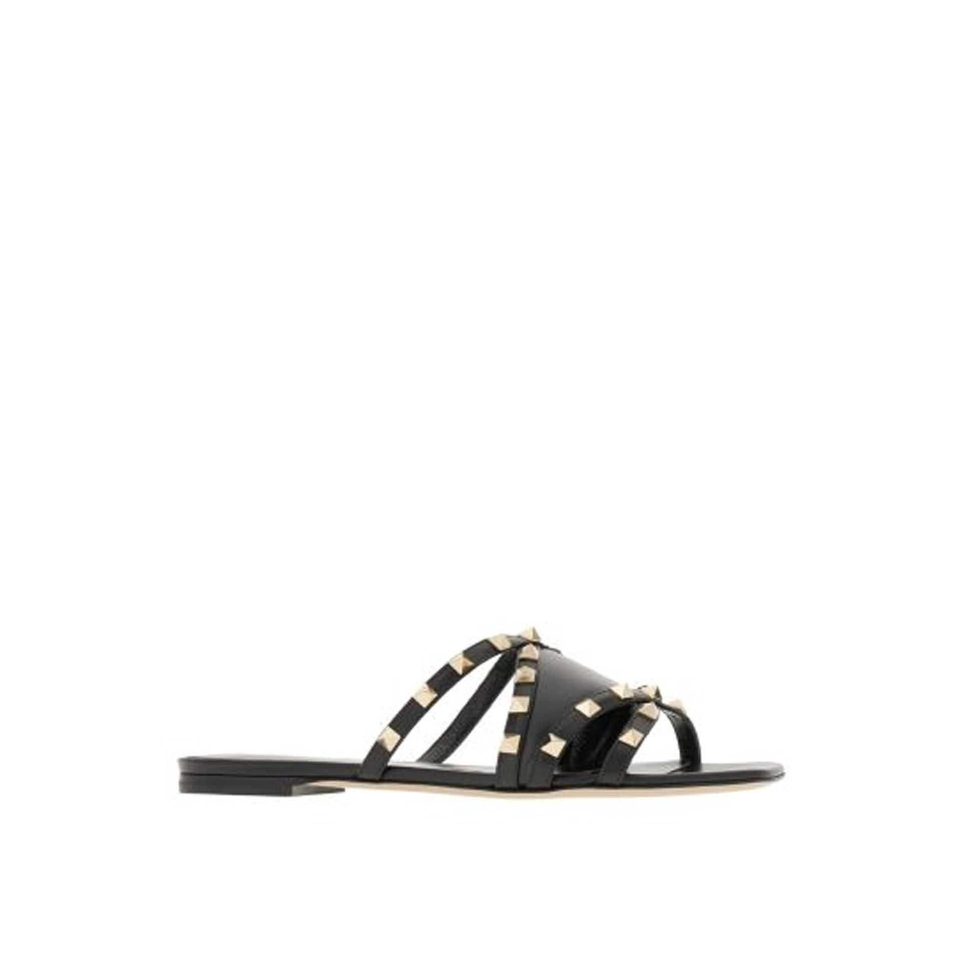Valentino Garavani Rockstud Leather Flat Sandals Women - 2