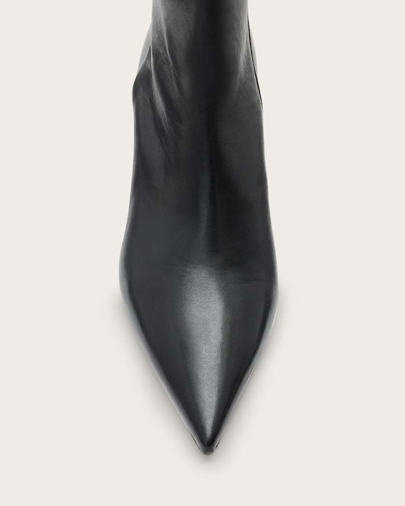 VIVIAN POINTED TOE LEATHER BOOTS 3