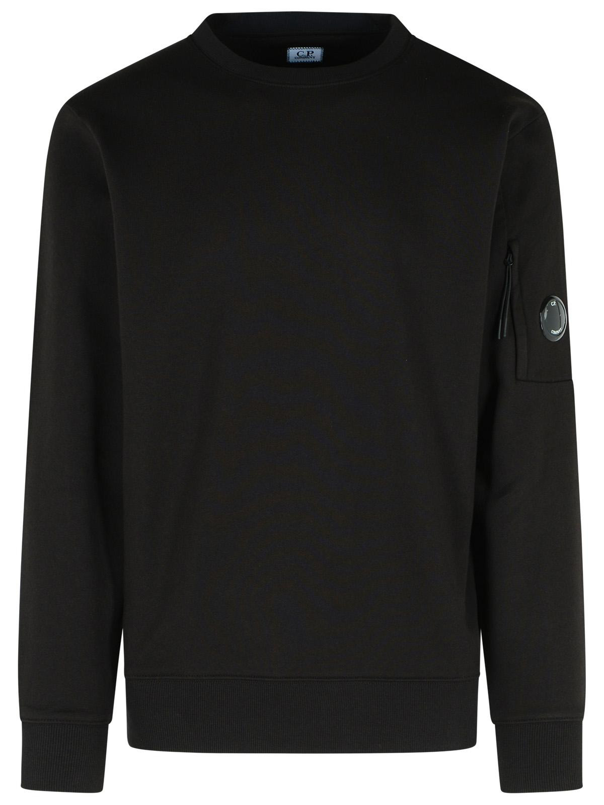 C.P. Company 'Raised' Black Cotton Sweatshirt Men - 1