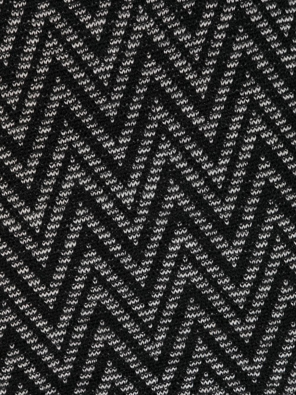 zig-zag intarsia-knit scarf - 2