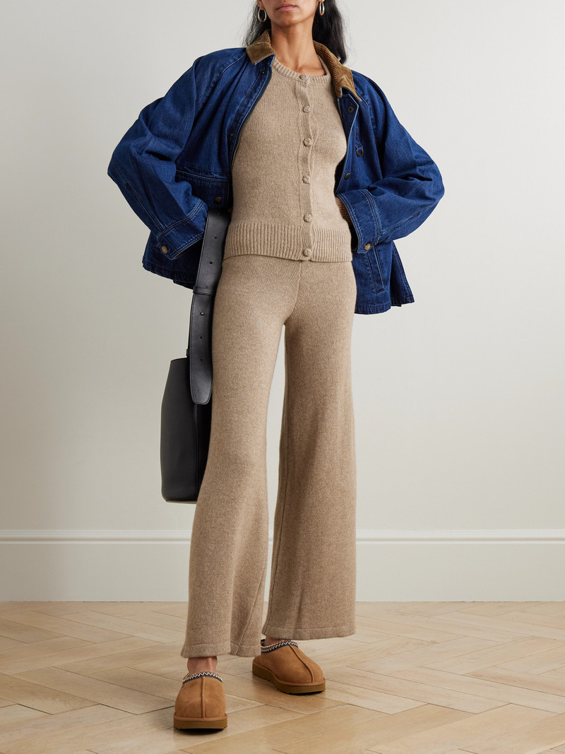 SUZIE KONDI Zephyra Cashmere Wide-leg Pants outlook