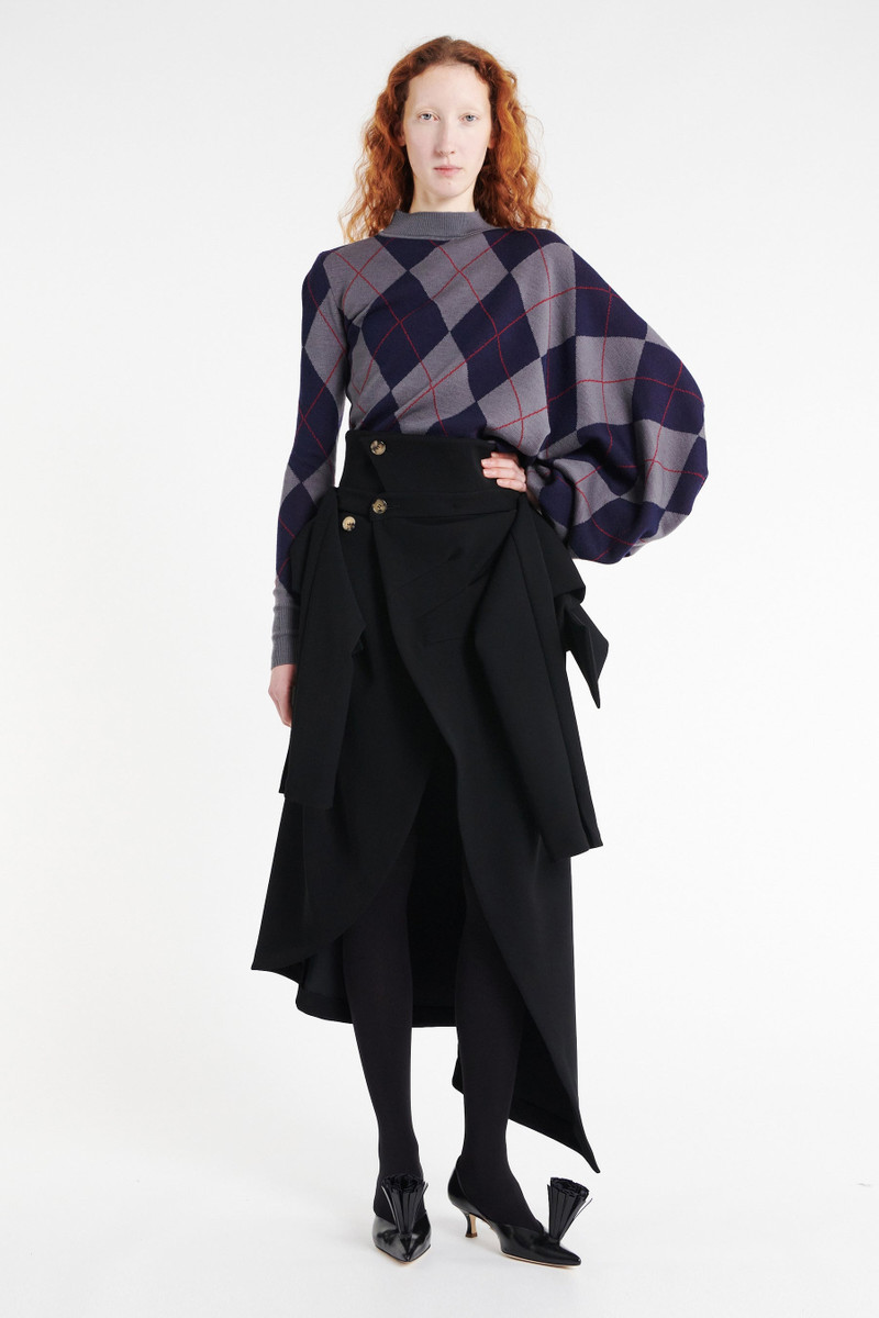 SHIRT SKIRT BLACK 1