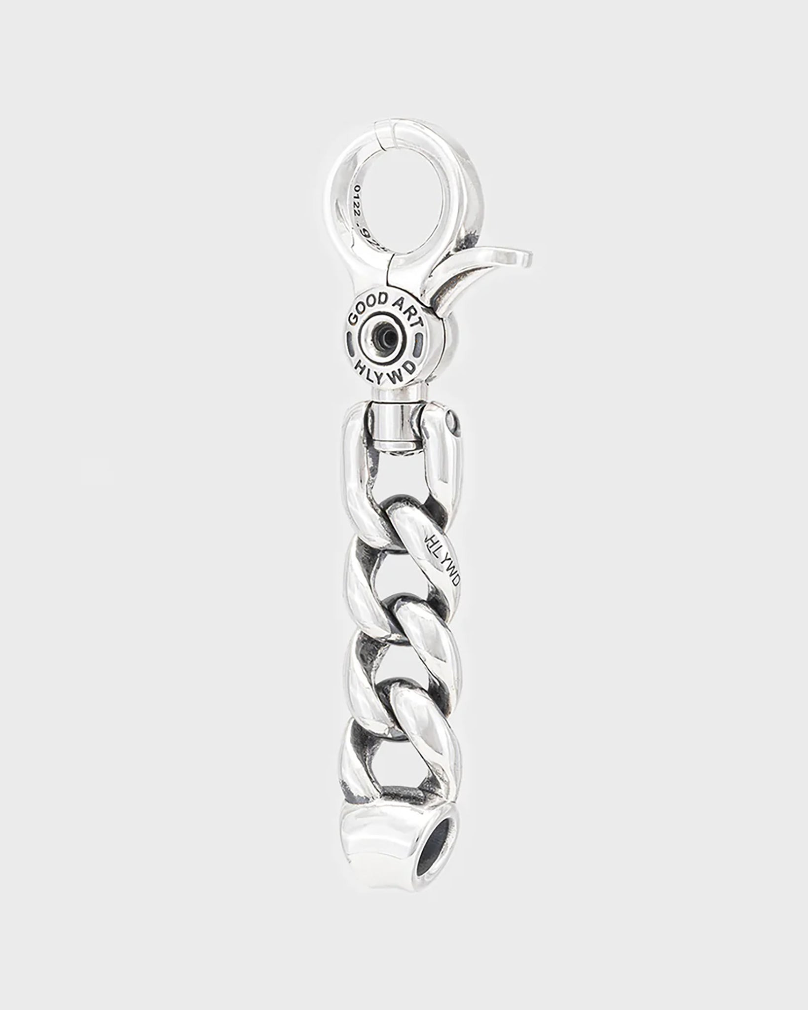 CLPS-16-KC GOOD ART HLYWD Big Eye Clip 16 Keychain - Sterling Silver - 2