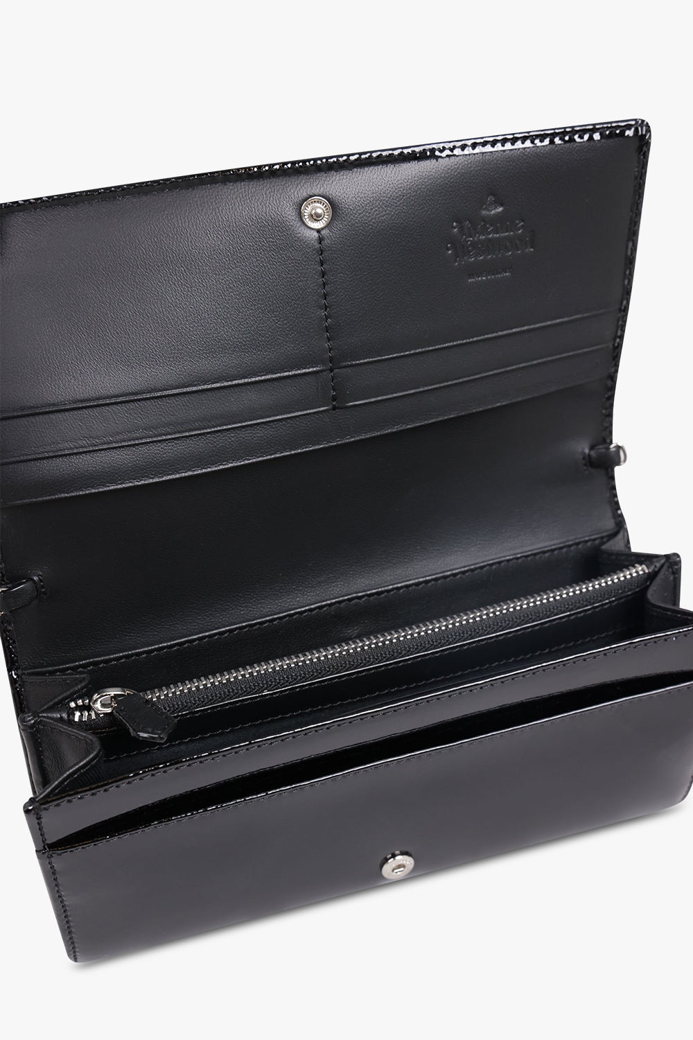 LONG WALLET ON CHAIN | BLACK - 3