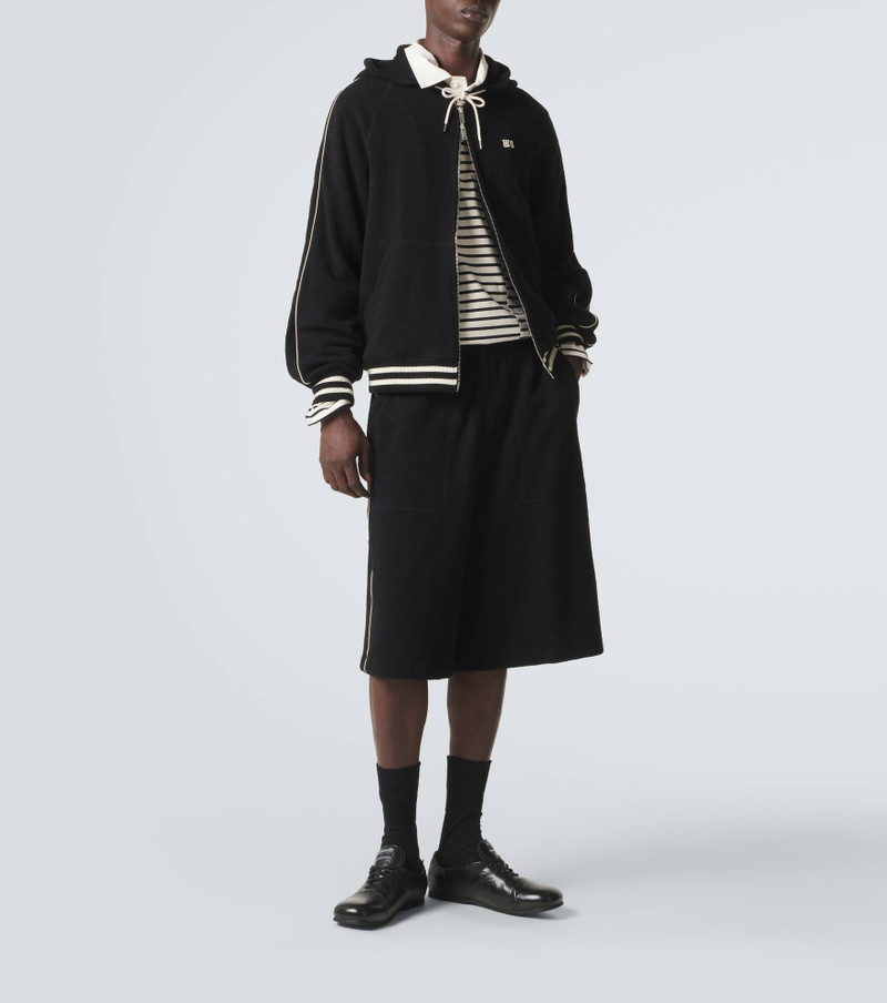 WALES BONNER Prince cotton-blend terry shorts outlook