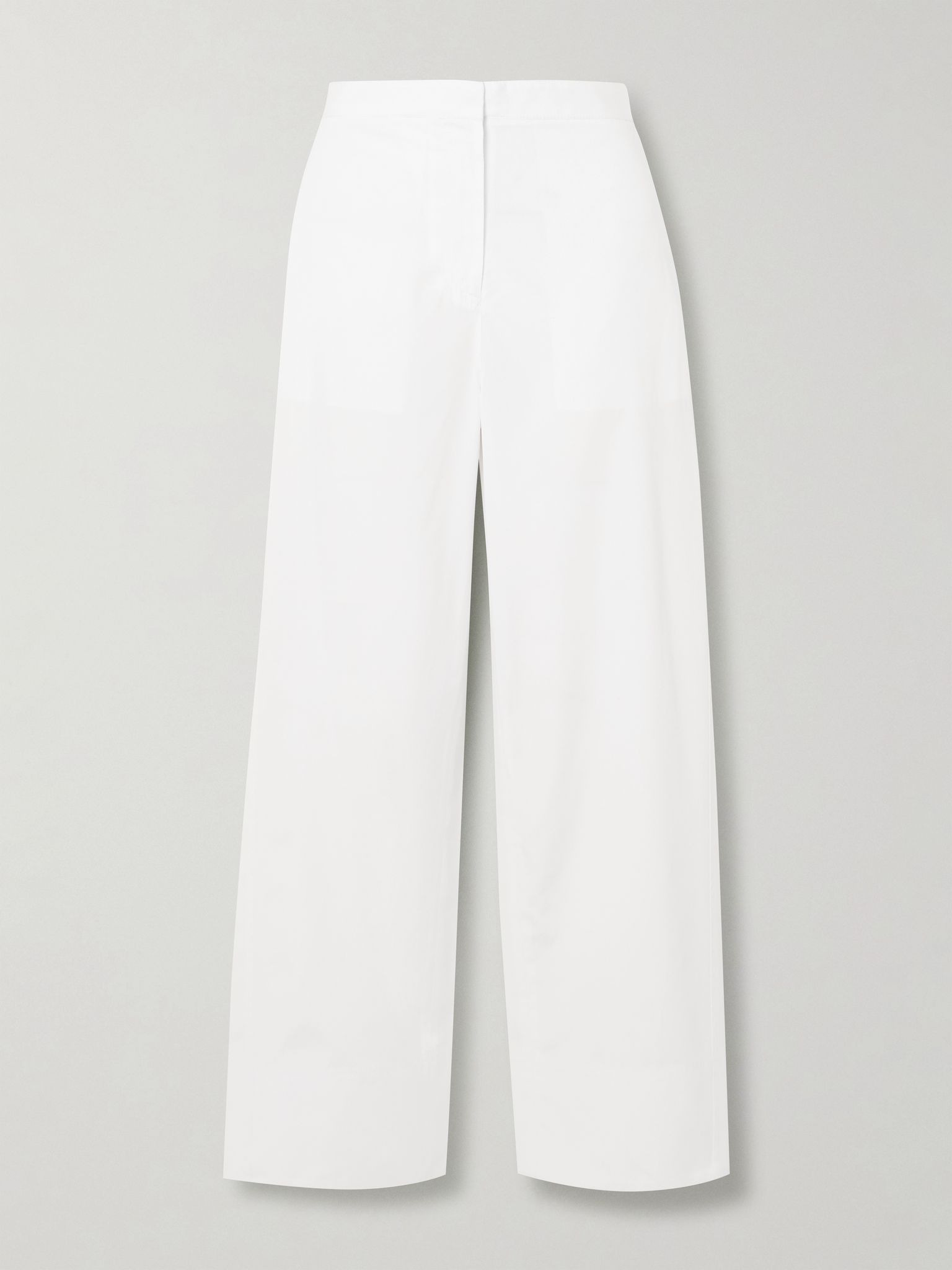 Organic cotton-poplin pants White - 1