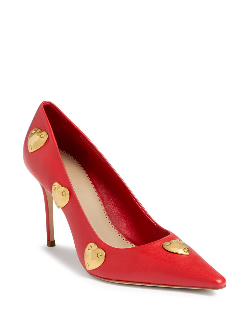 Cinq à Sept Luna hearts pumps outlook