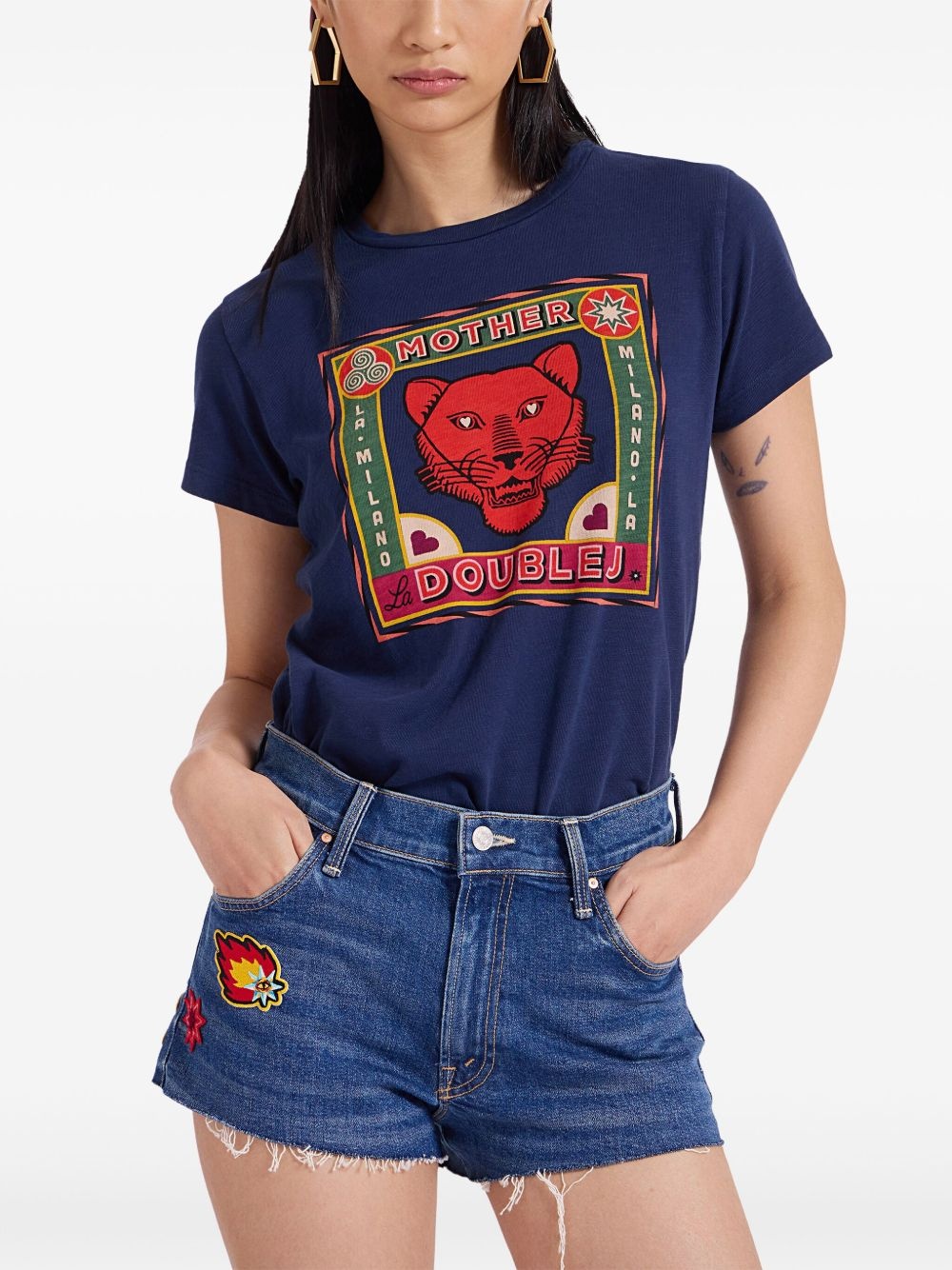 x Mother The Dodger Short Fray shorts - 2