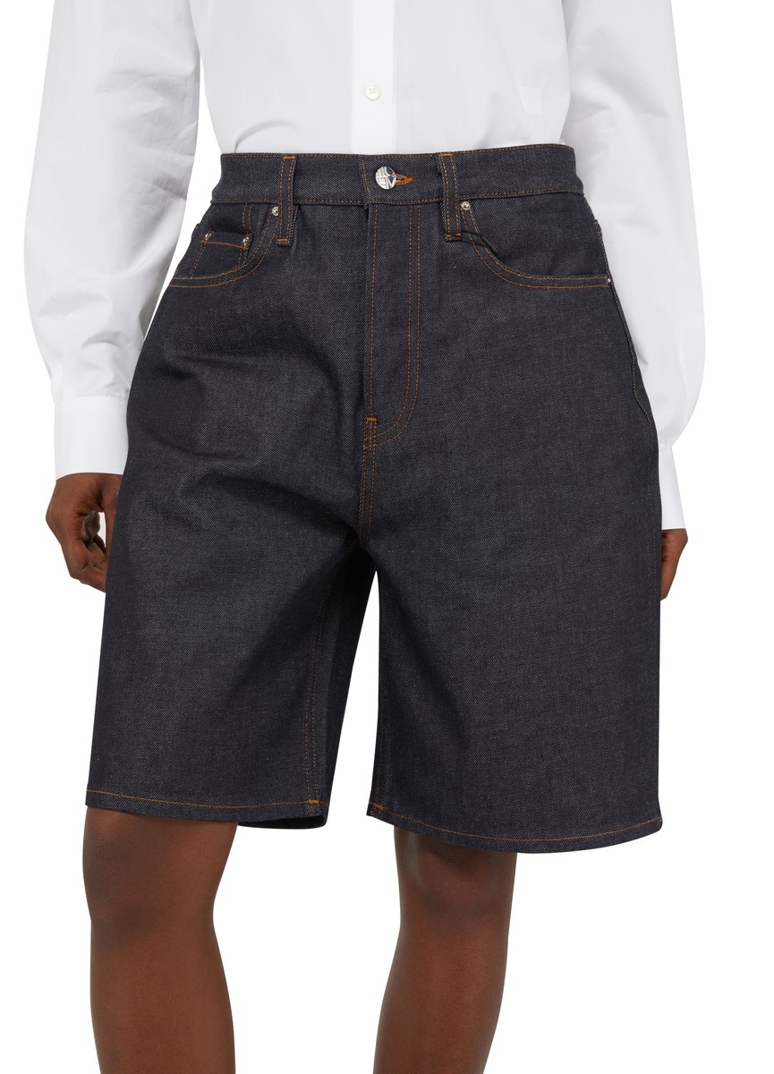 Classic denim shorts - 4