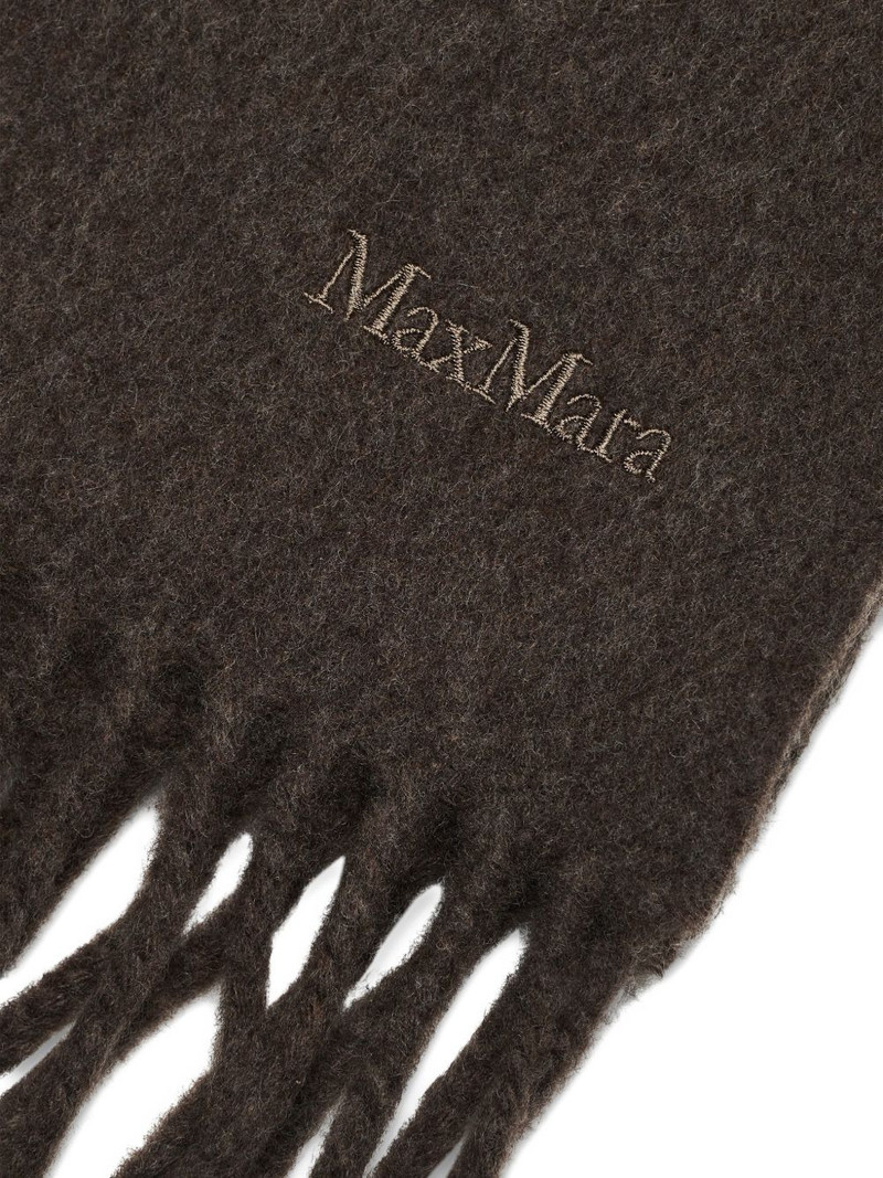 Max Mara Scilli fringed scarf outlook