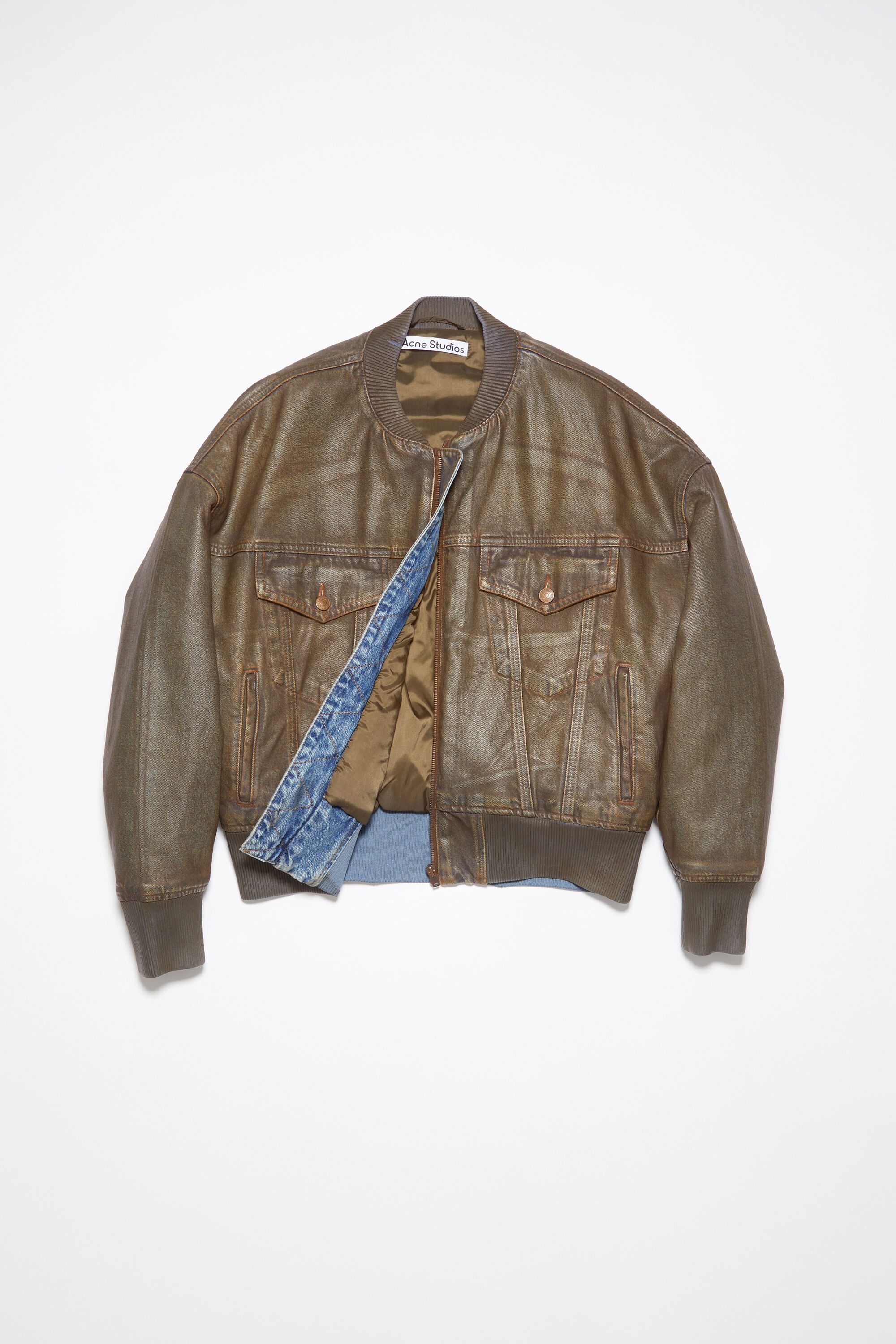 ACNE STUDIOS CRACKED RIDERS JACKET 44