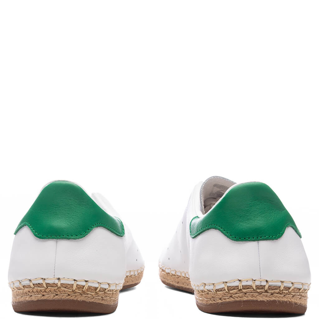 ADIDAS ORIGINALS X CLOT STAN SMITH BY EDISON CHEN - CLOUD WHITE/GREEN - 4