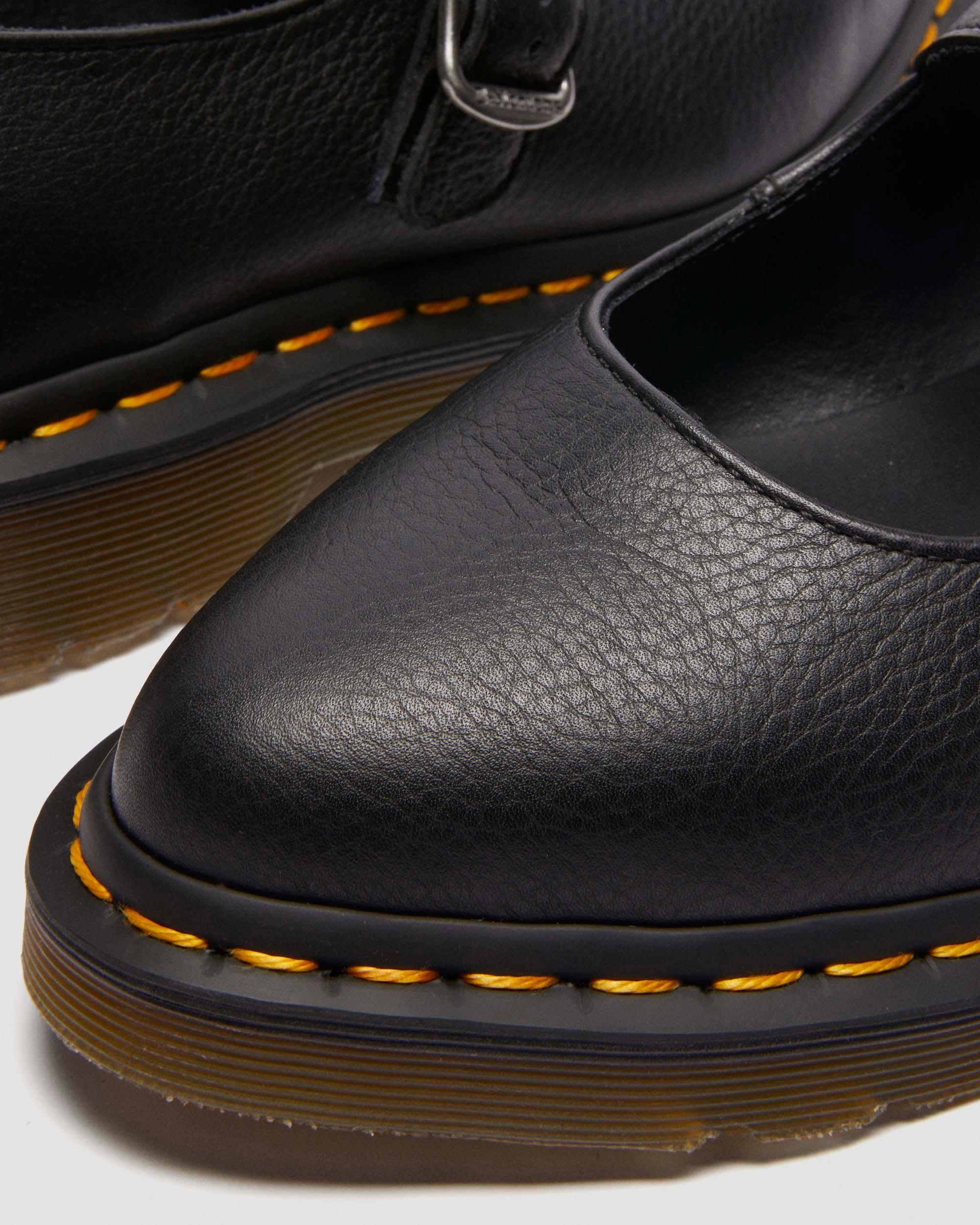 Elphie Virginia Leather Mary Jane Shoes - 8