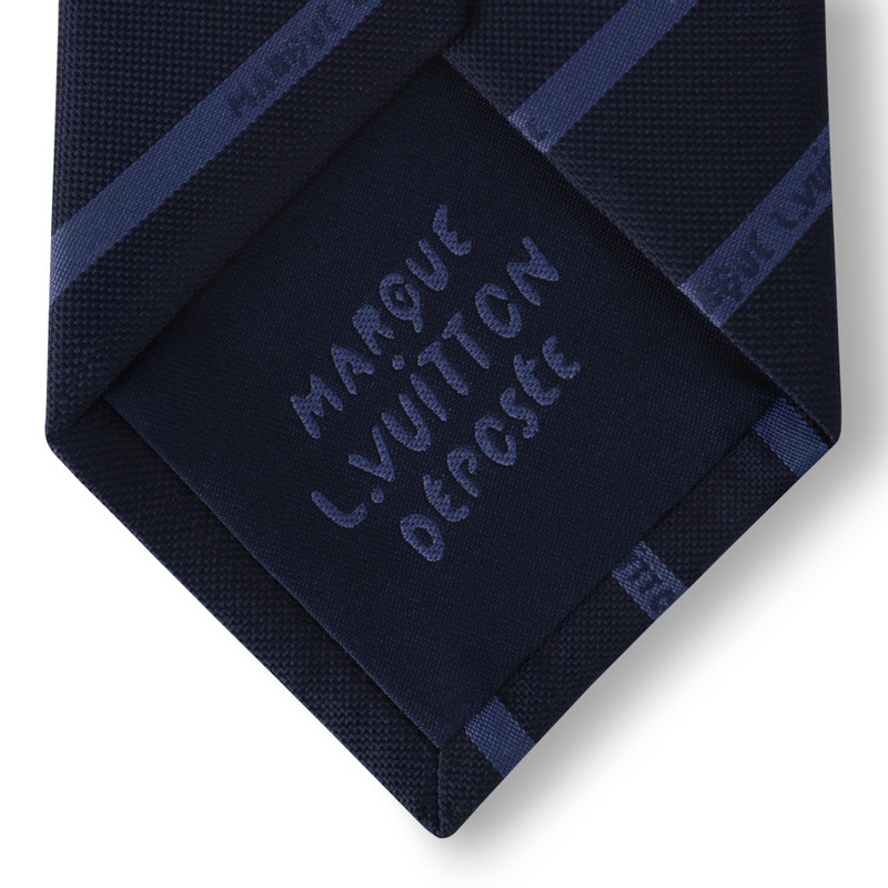 Marque L.Vuitton Deposée Stripes Tie 4