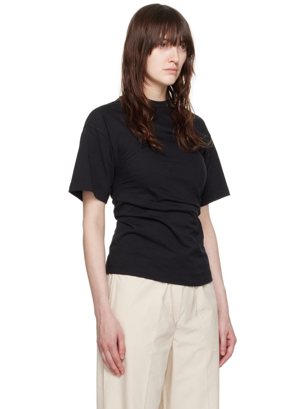 Black Twisted T-Shirt - 2