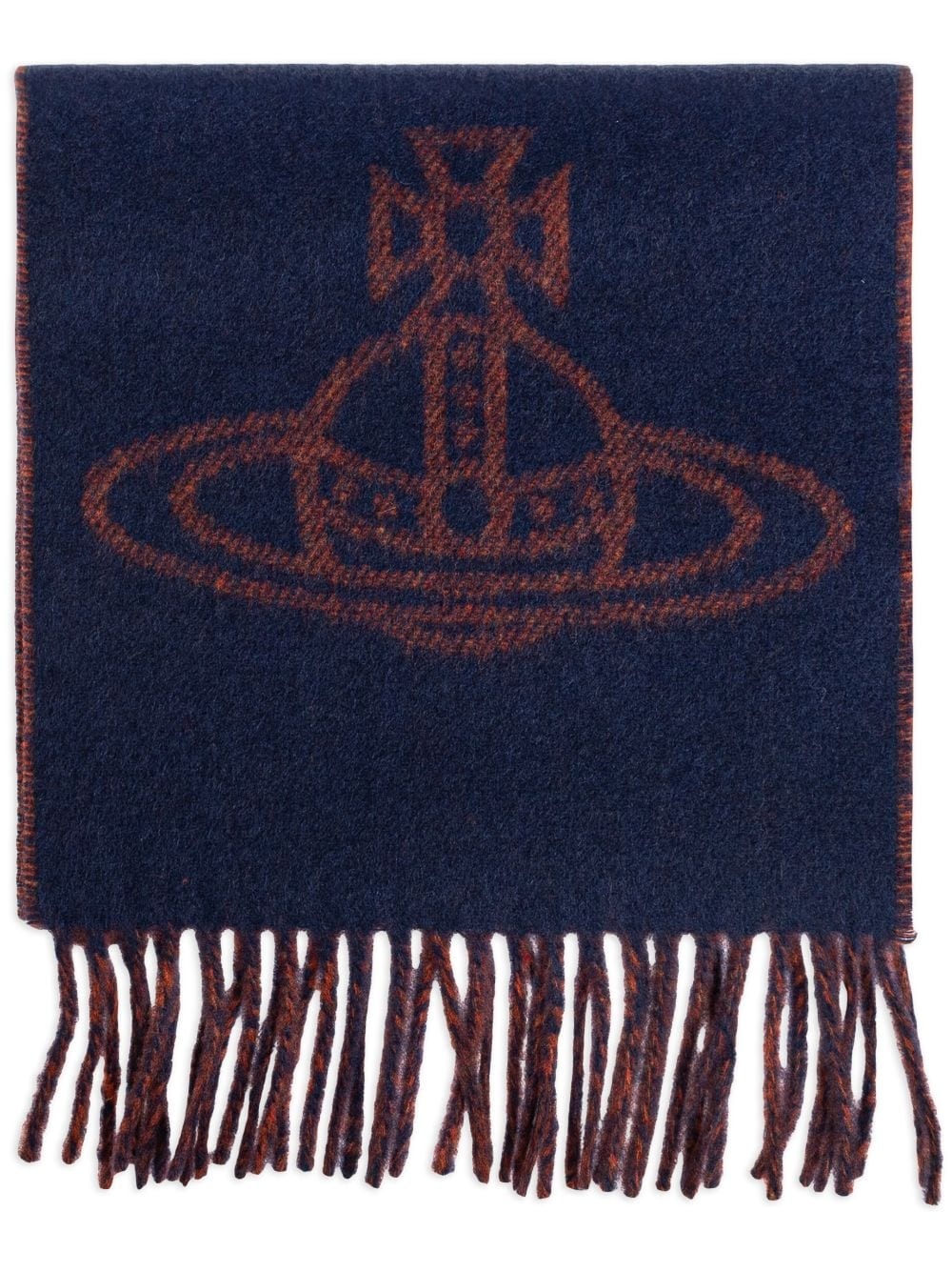 Orb-jacquard scarf - 1