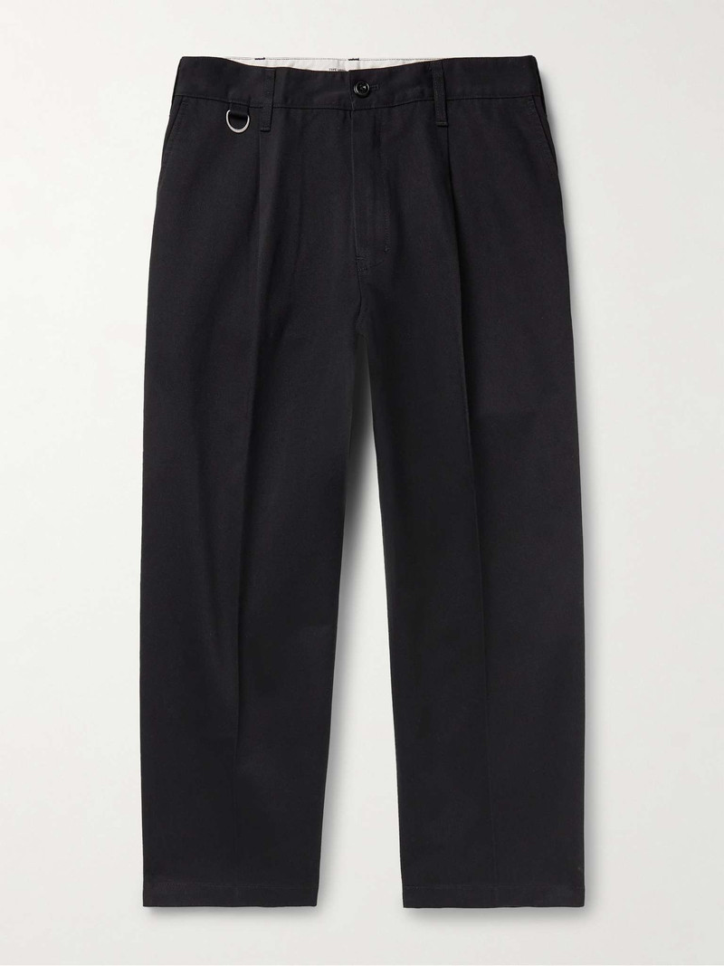 + Dickies® Straight-Leg Cropped Pleated Twill Trousers 1