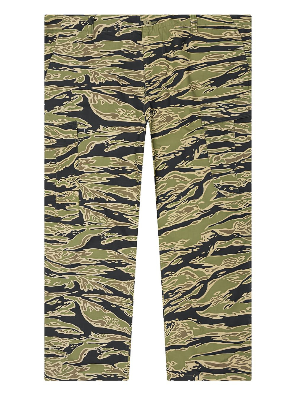 tiger camo-print six-pocket trousers - 2