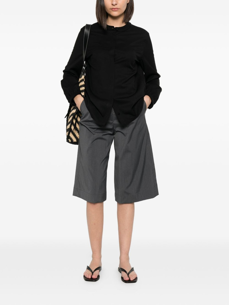 Herno collarless long-sleeve blouse outlook