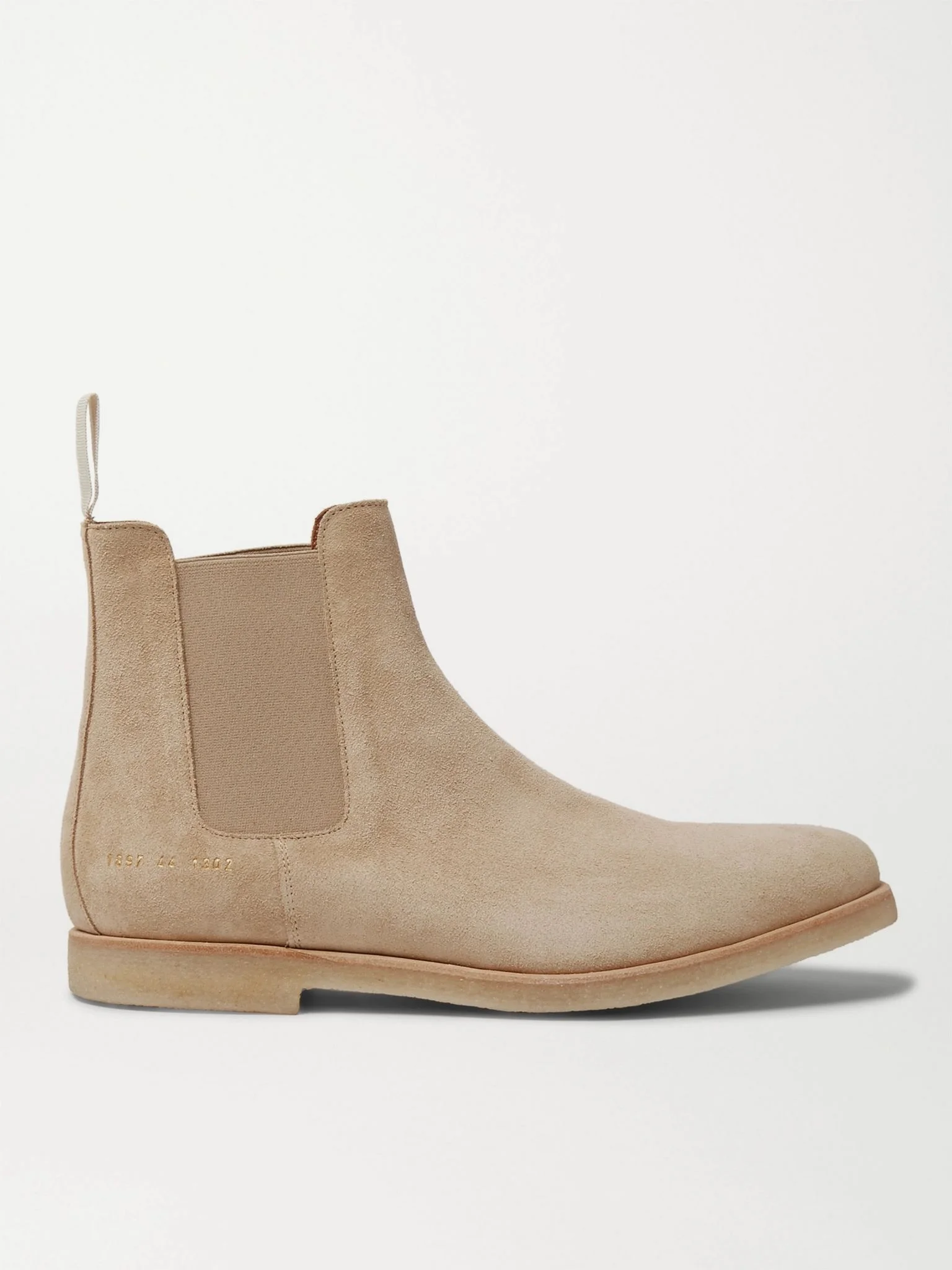Suede Chelsea Boots Sand - 1