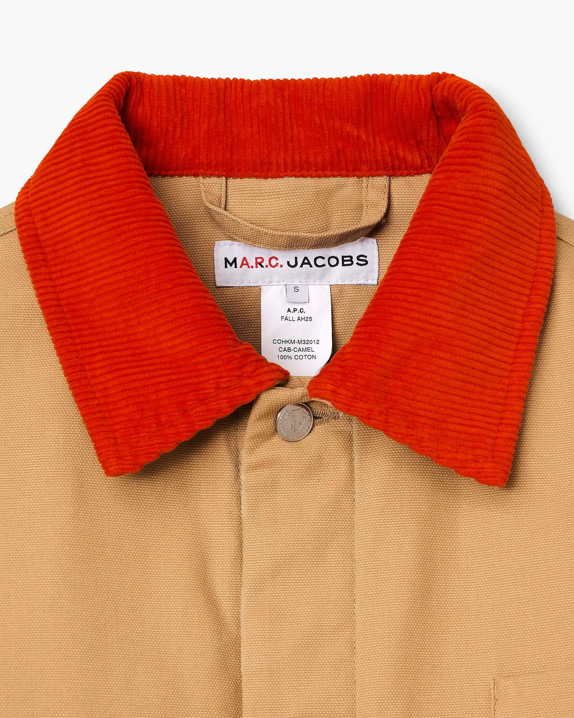 THE A.P.C. X MARC JACOBS STONED CANVAS UNISEX JACKET - 7