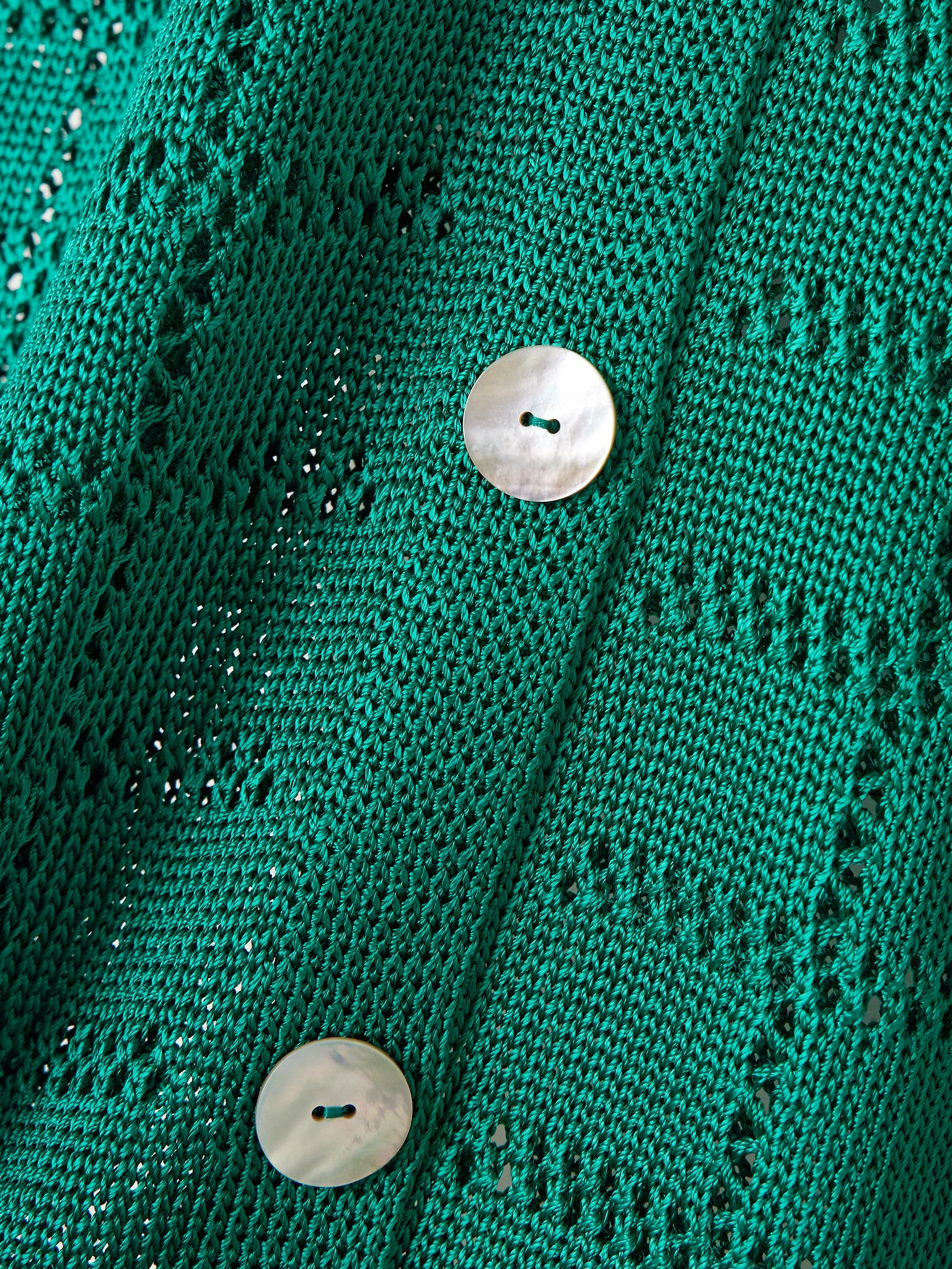 Crocheted shirt Green - 5