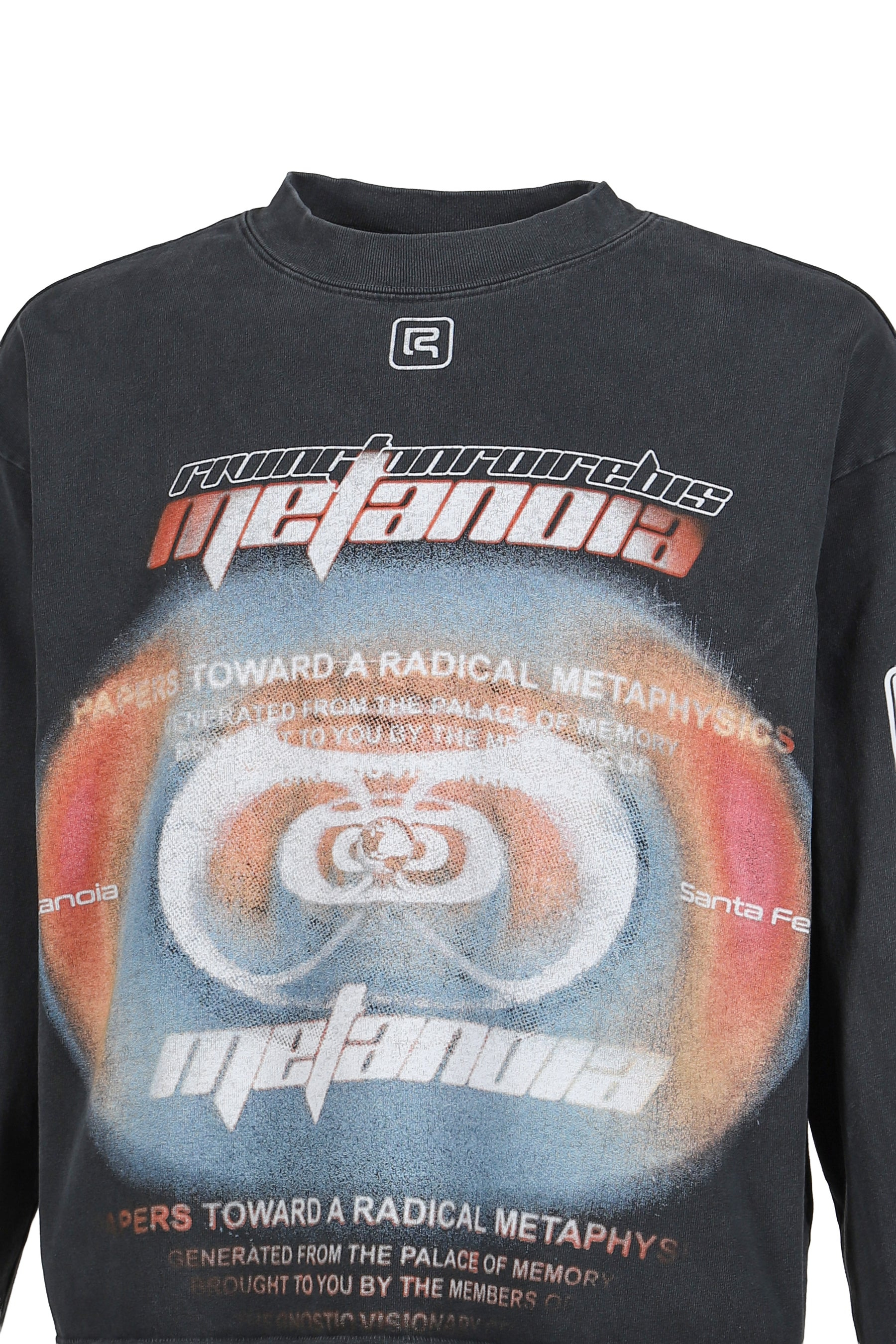 DIVINITY PAPER GARDEN LS TEE / FADED BLK - 4