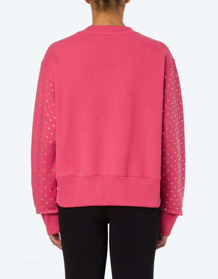 CRYSTAL TEDDY BEAR ORGANIC COTTON SWEATSHIRT - 3