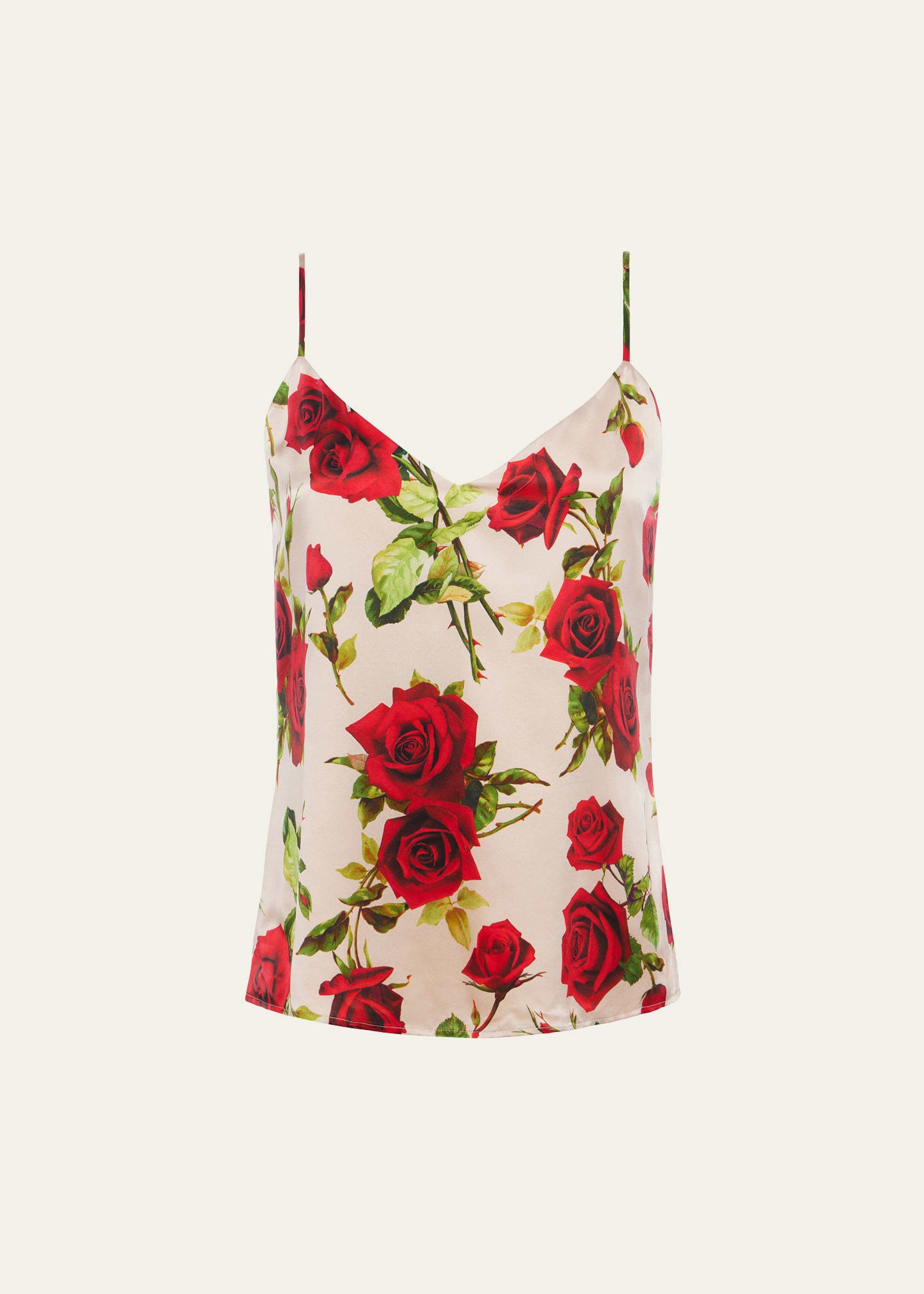 Rose Jane Spaghetti Strap Tank Top - 1