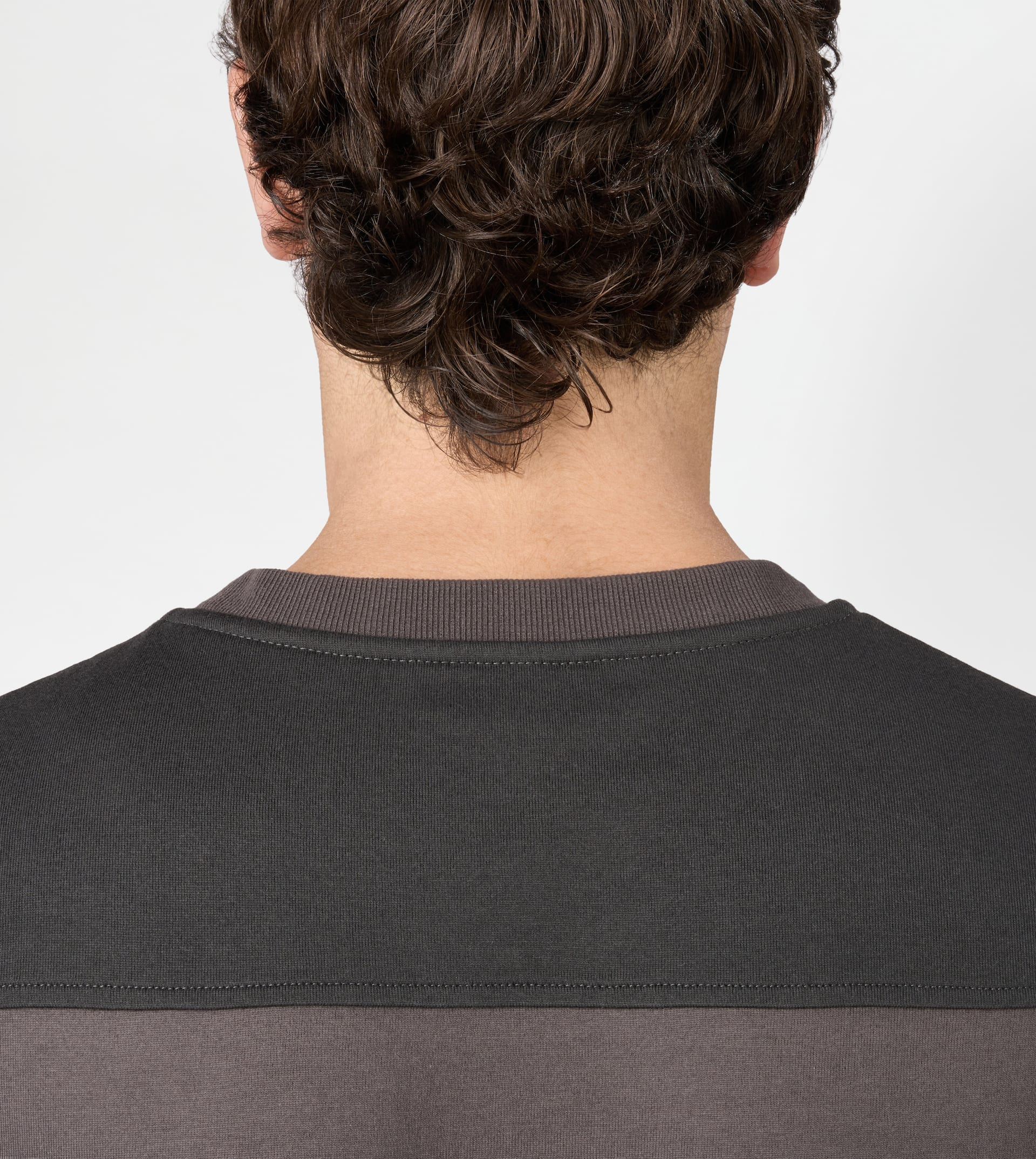 T-SHIRT IN JERSEY - GREY - 5
