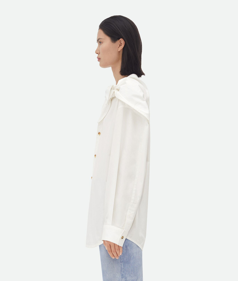 Bottega Veneta Compact Cotton Shirt With Knots outlook