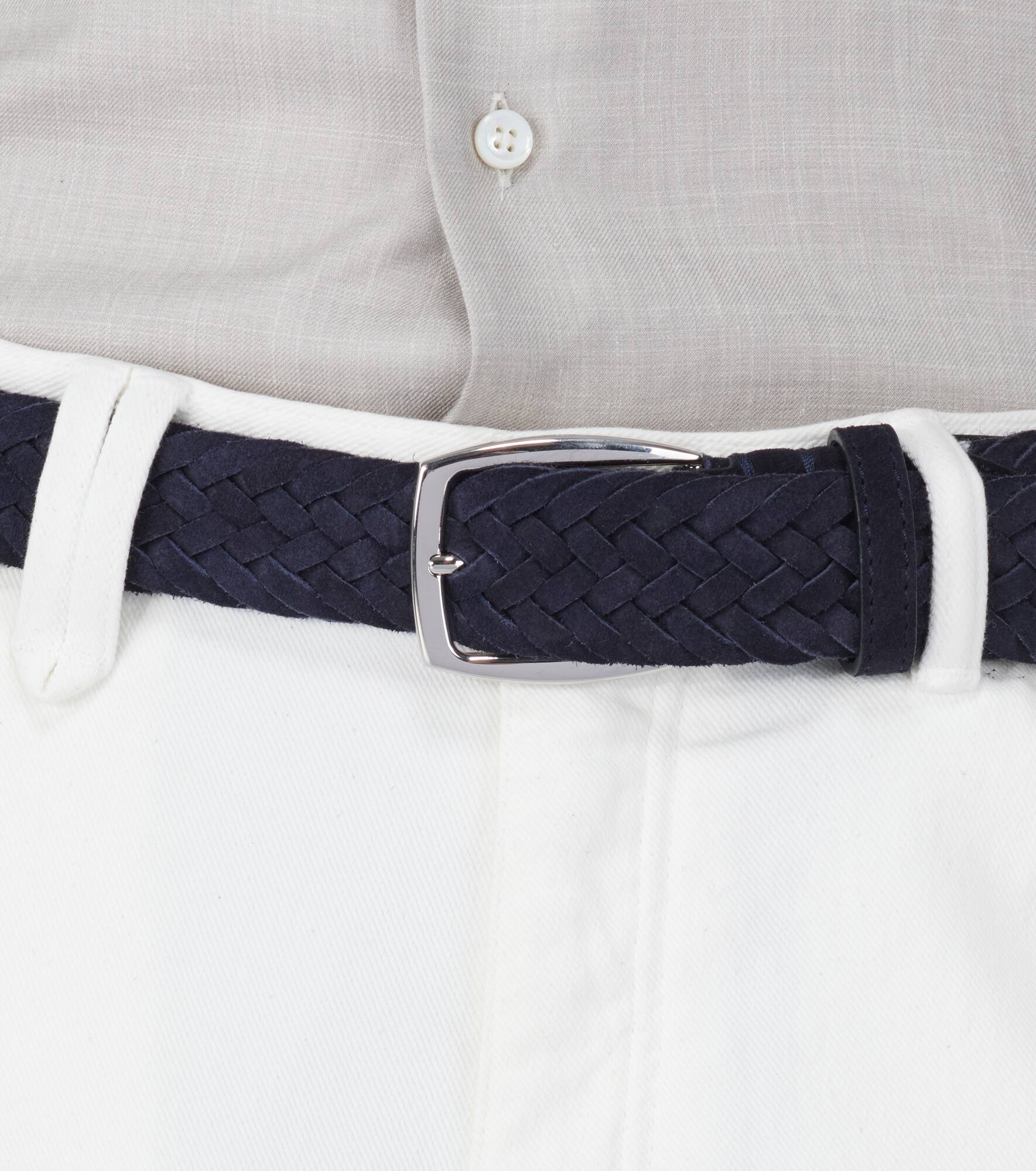 Braided suede belt - 3