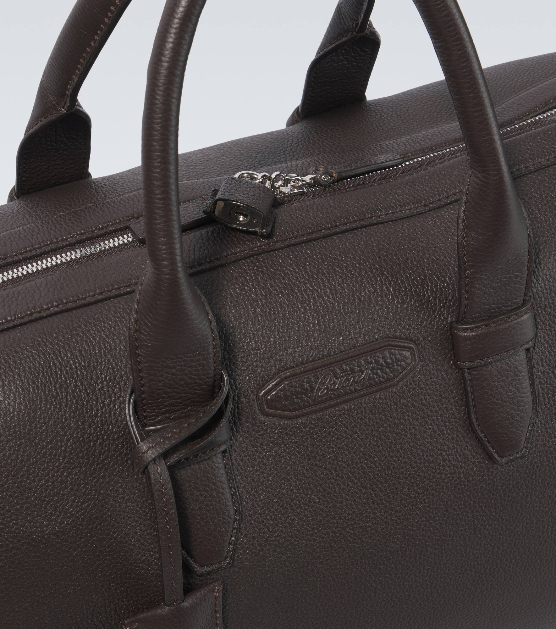 Leather duffel bag - 6
