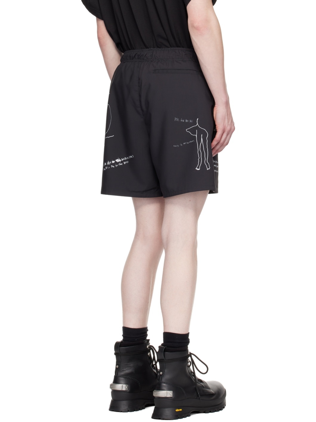 Black Lawn Shorts - 3