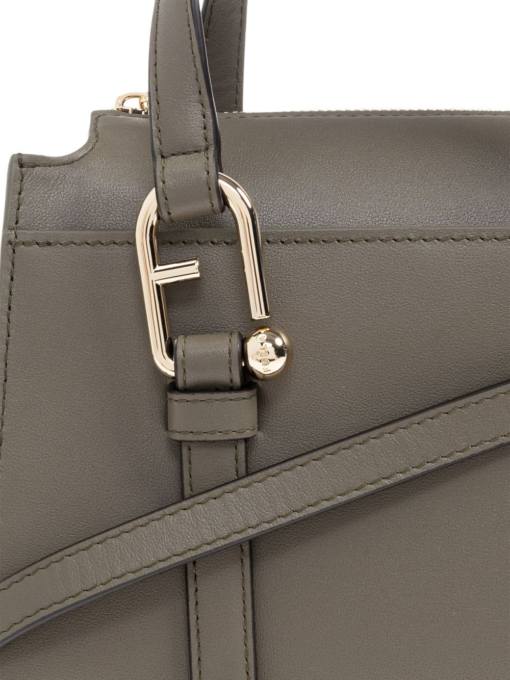Nuvola S leather tote bag - 5