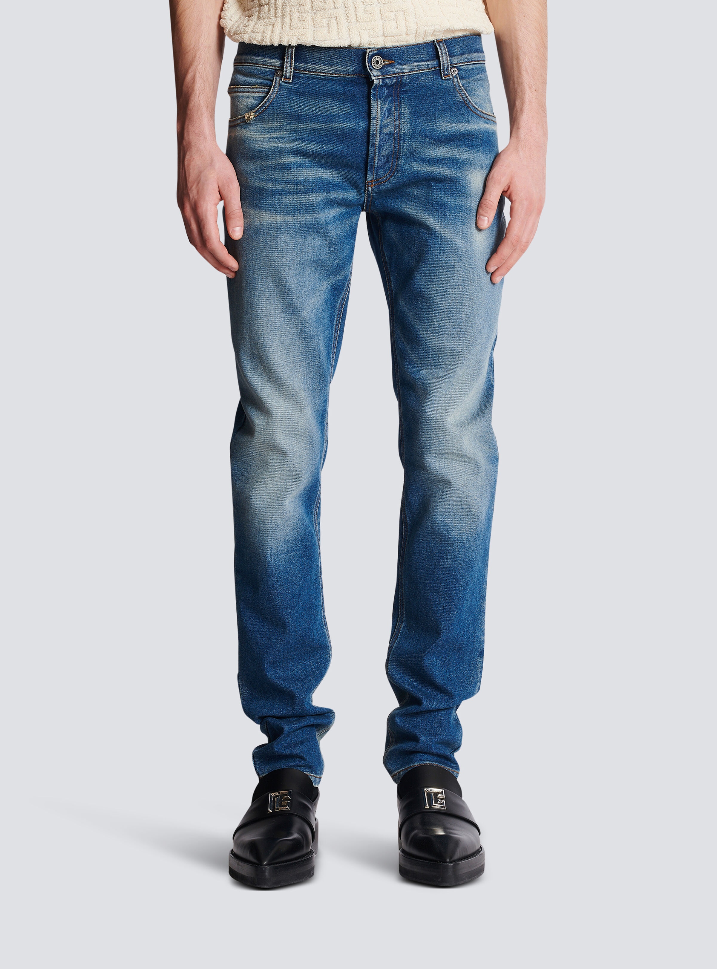 Slim-fit denim jeans - 5