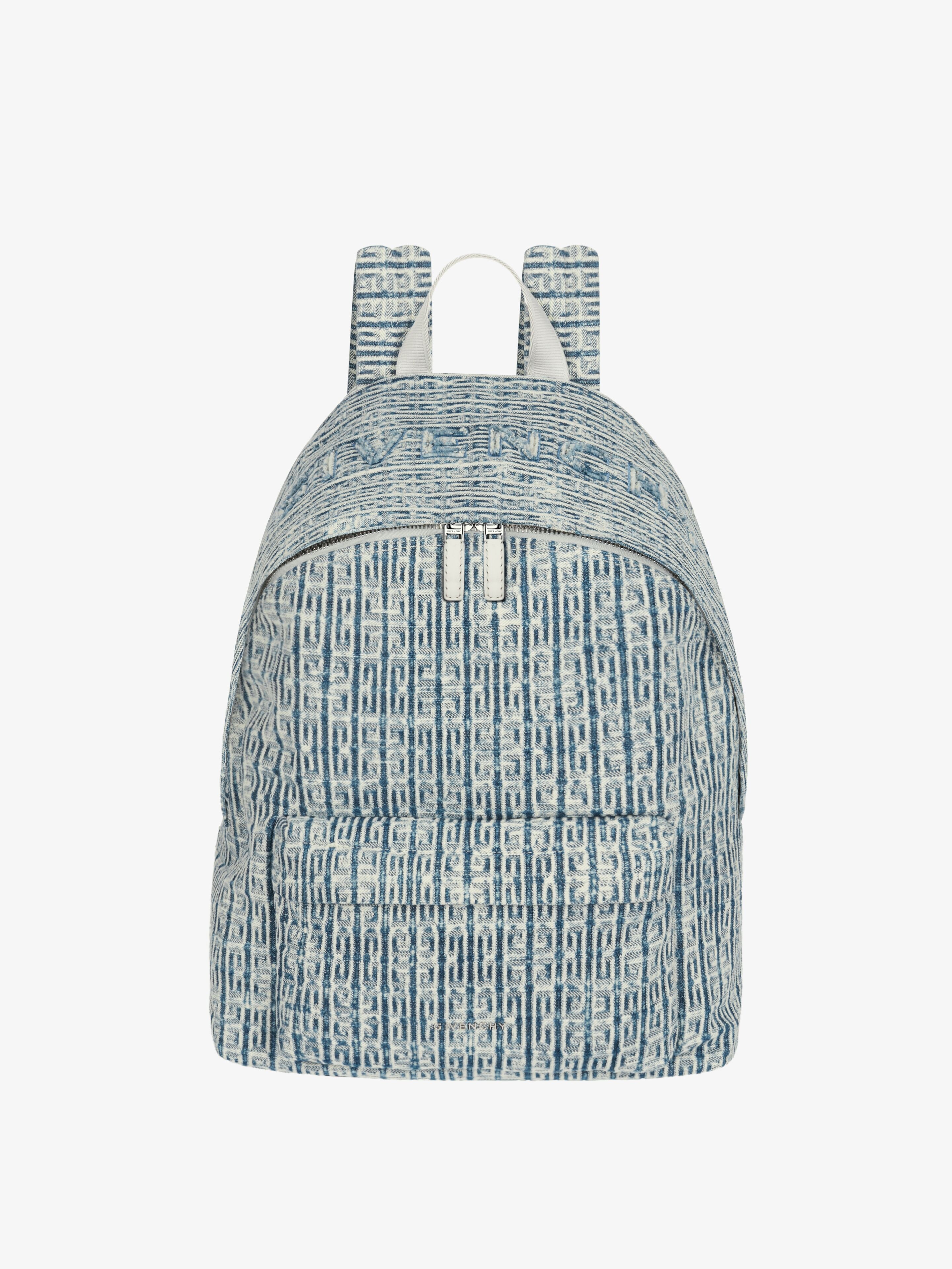 ESSENTIEL U BACKPACK IN 4G BLEACHED DENIM - 1