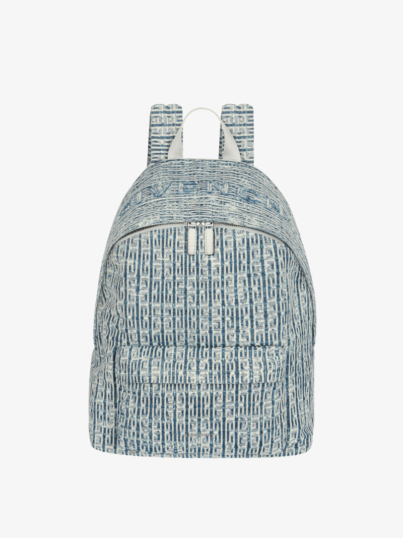 ESSENTIEL U BACKPACK IN 4G BLEACHED DENIM 1