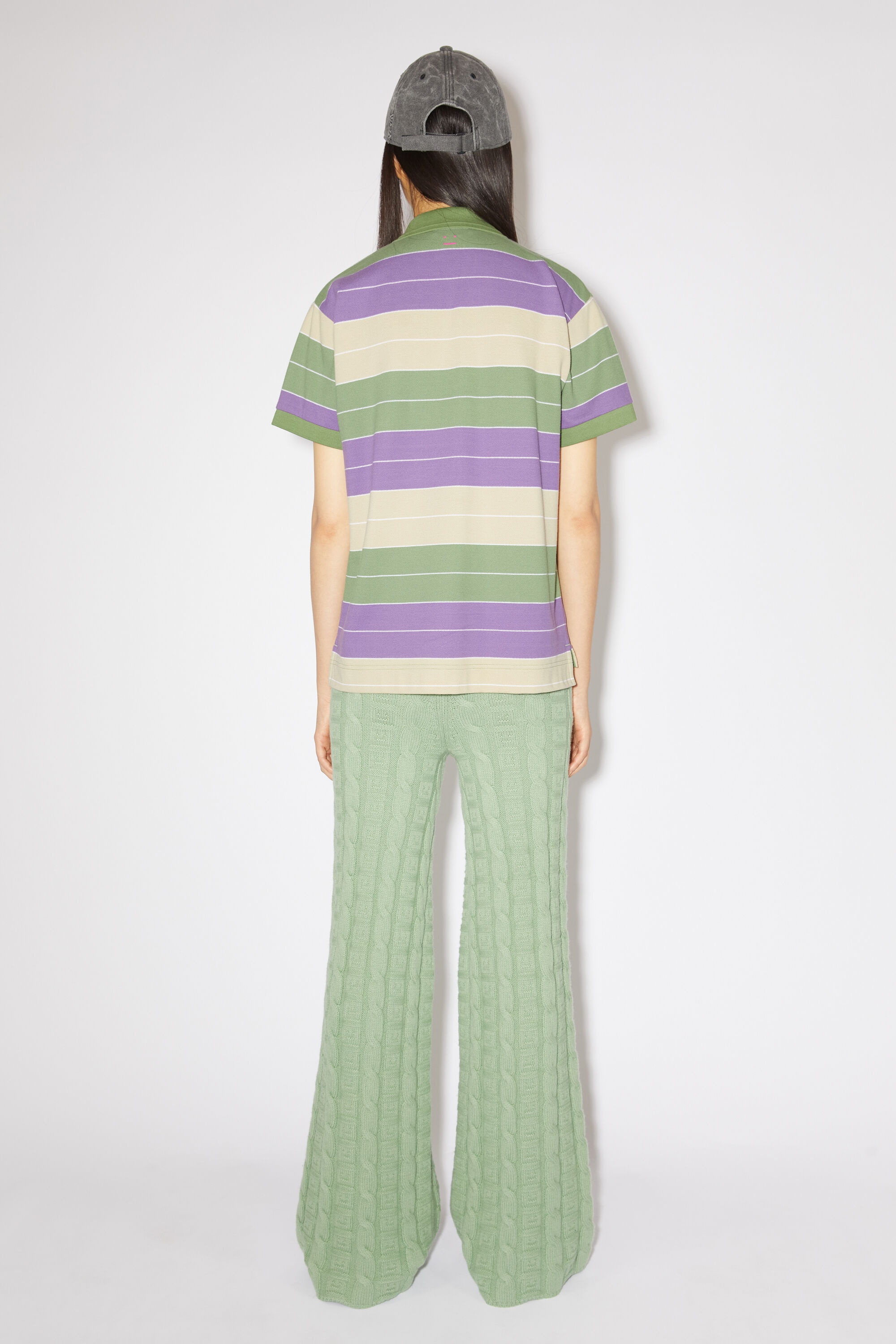 Polo t-shirt - Regular fit - Purple/green - 3