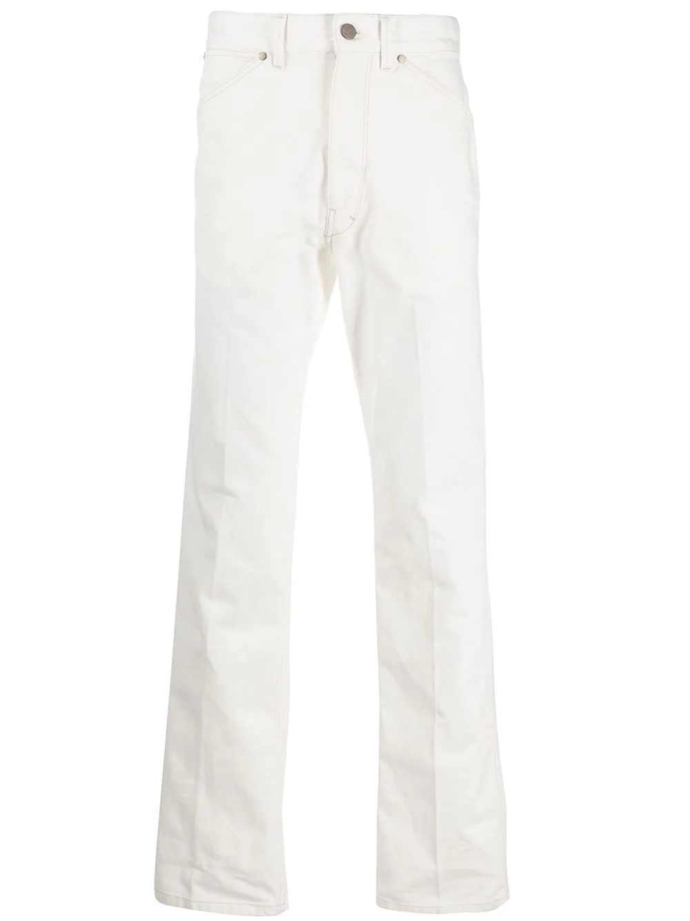 mid-rise straight-leg jeans - 1