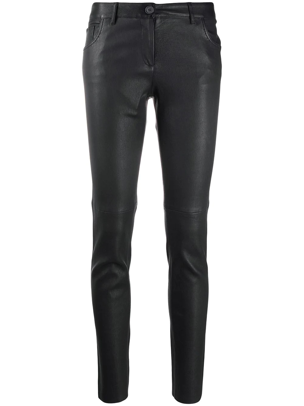 skinny leather trousers - 1