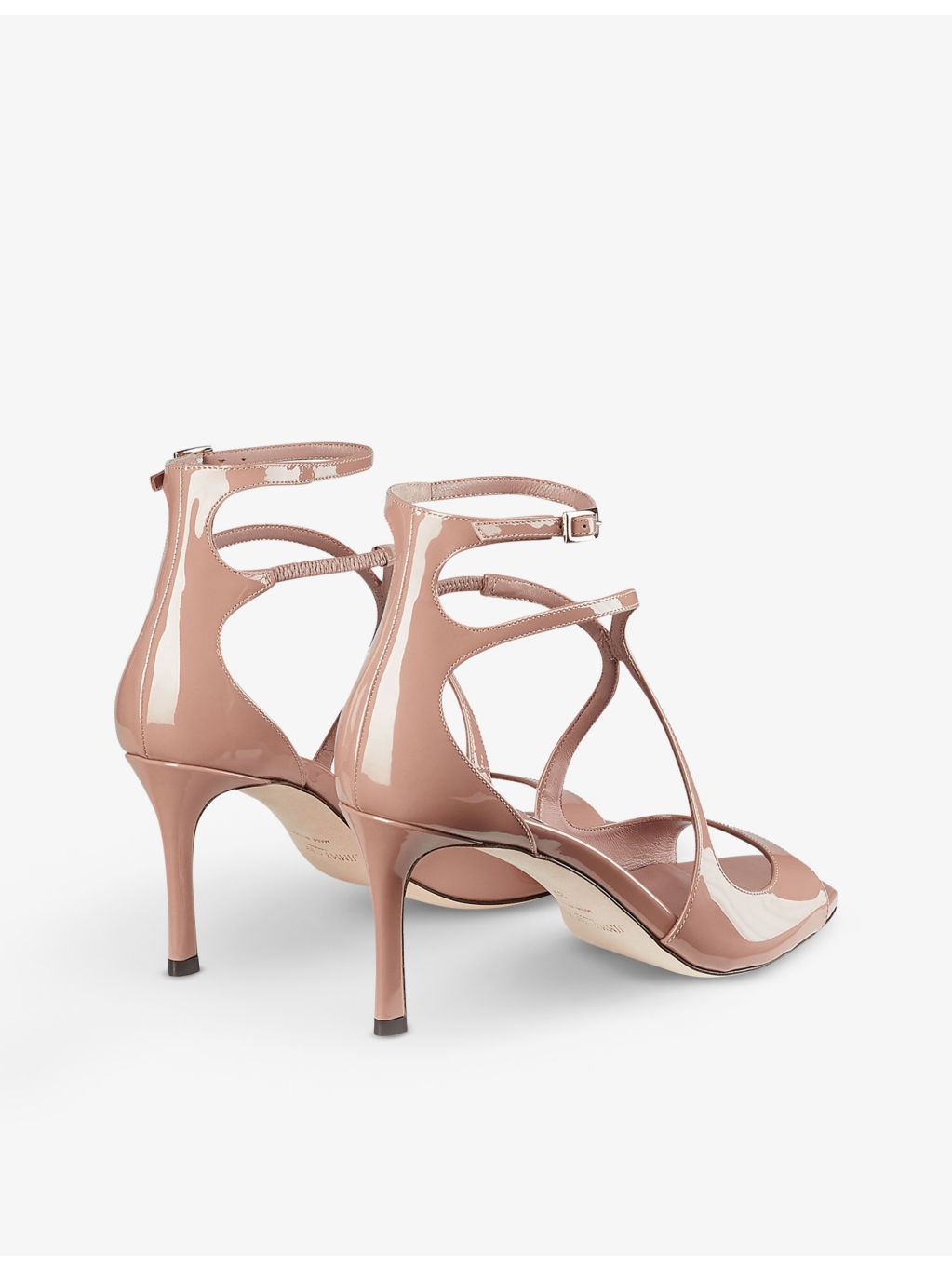 Azia 75 leather heeled sandals - 4