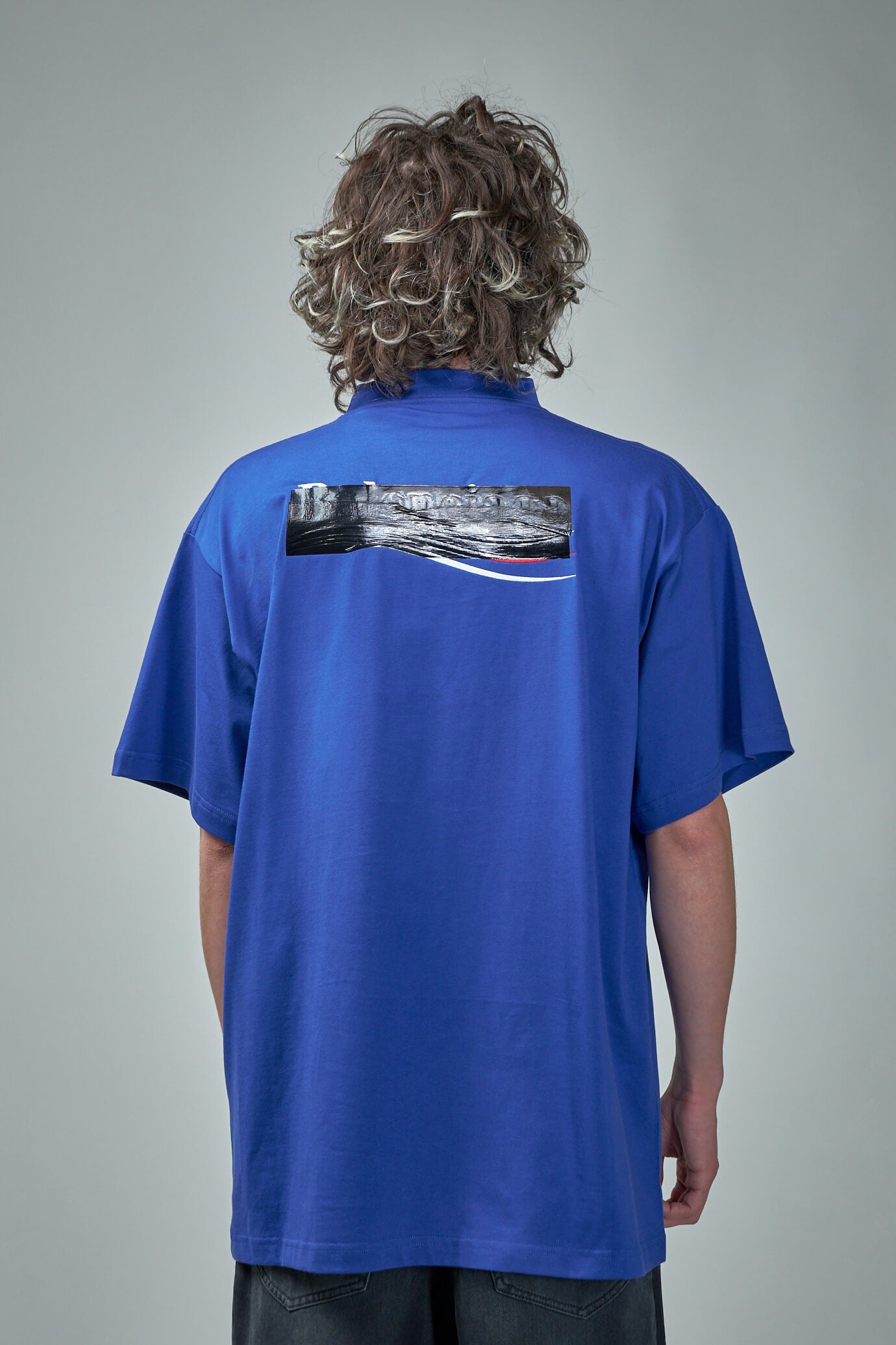 ★BALENCIAGA★GAFFER ロゴ オーバーサイズ Tシャツ Men's Gaffer T-shirt Large Fit in Black | Balenciaga US