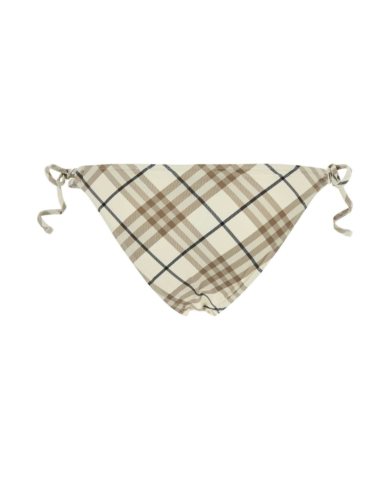 Printed Stretch Nylon Bikini Bottom - 2