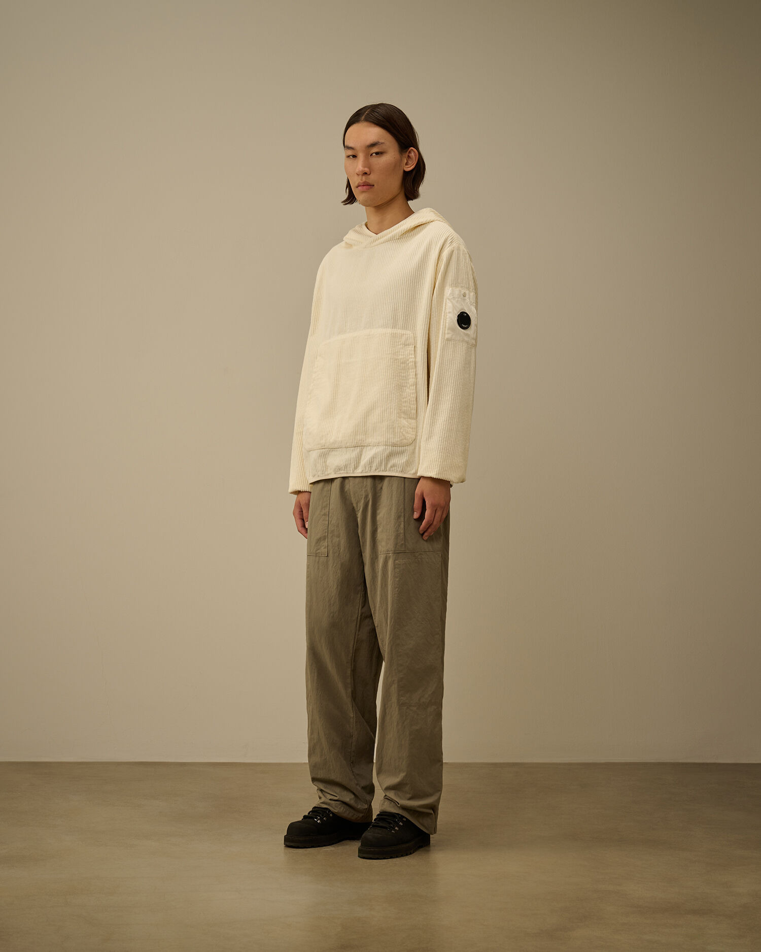 Corduroy 350 Lens Hooded Sweatshirt - 2