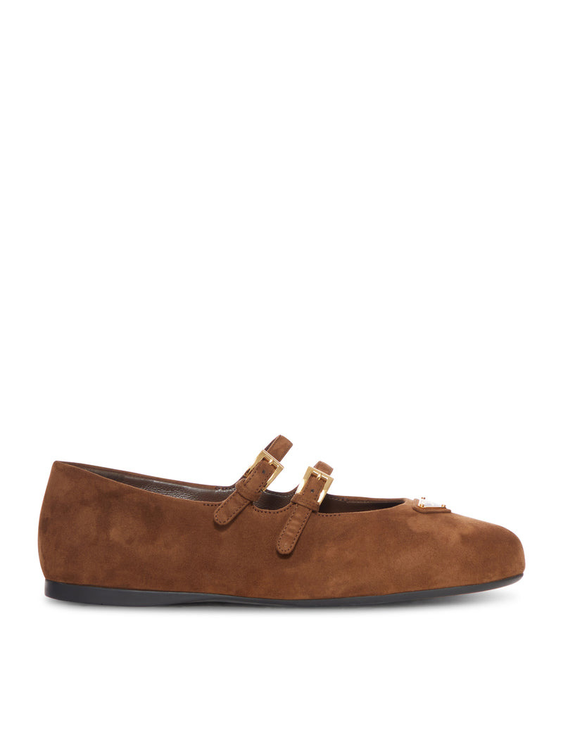 Prada Women Suede Ballerinas - 1