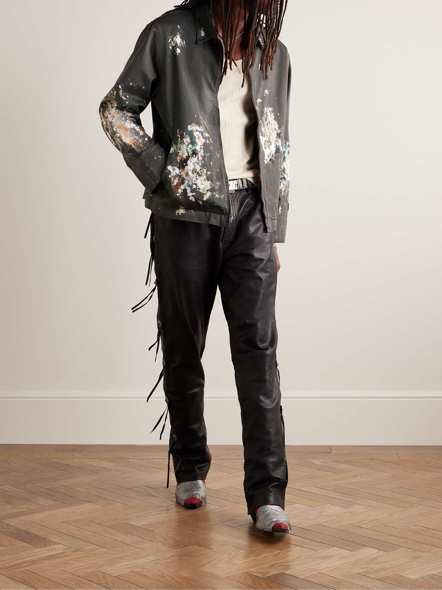 Montecito Paint-Splattered Cotton-Twill Jacket - 2