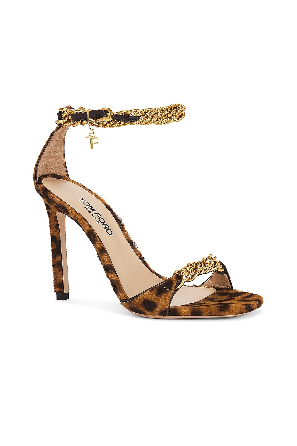 Leopard Print Zenith 105mm Sandal - 2